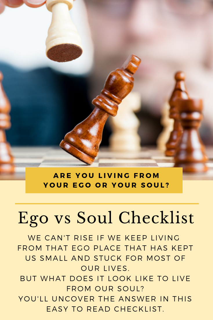 Are you living from your Ego or your Soul